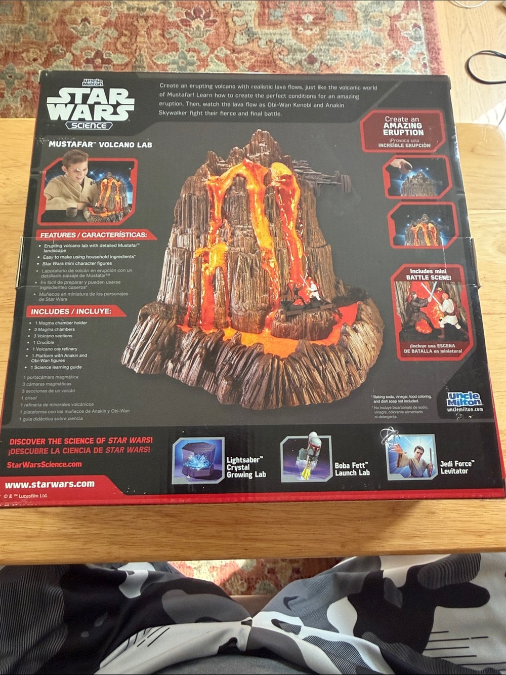 Star Wars Mustafar Volcano Lab Science Kit - Star Wars Brand, Red & Black - Picture 2 of 4